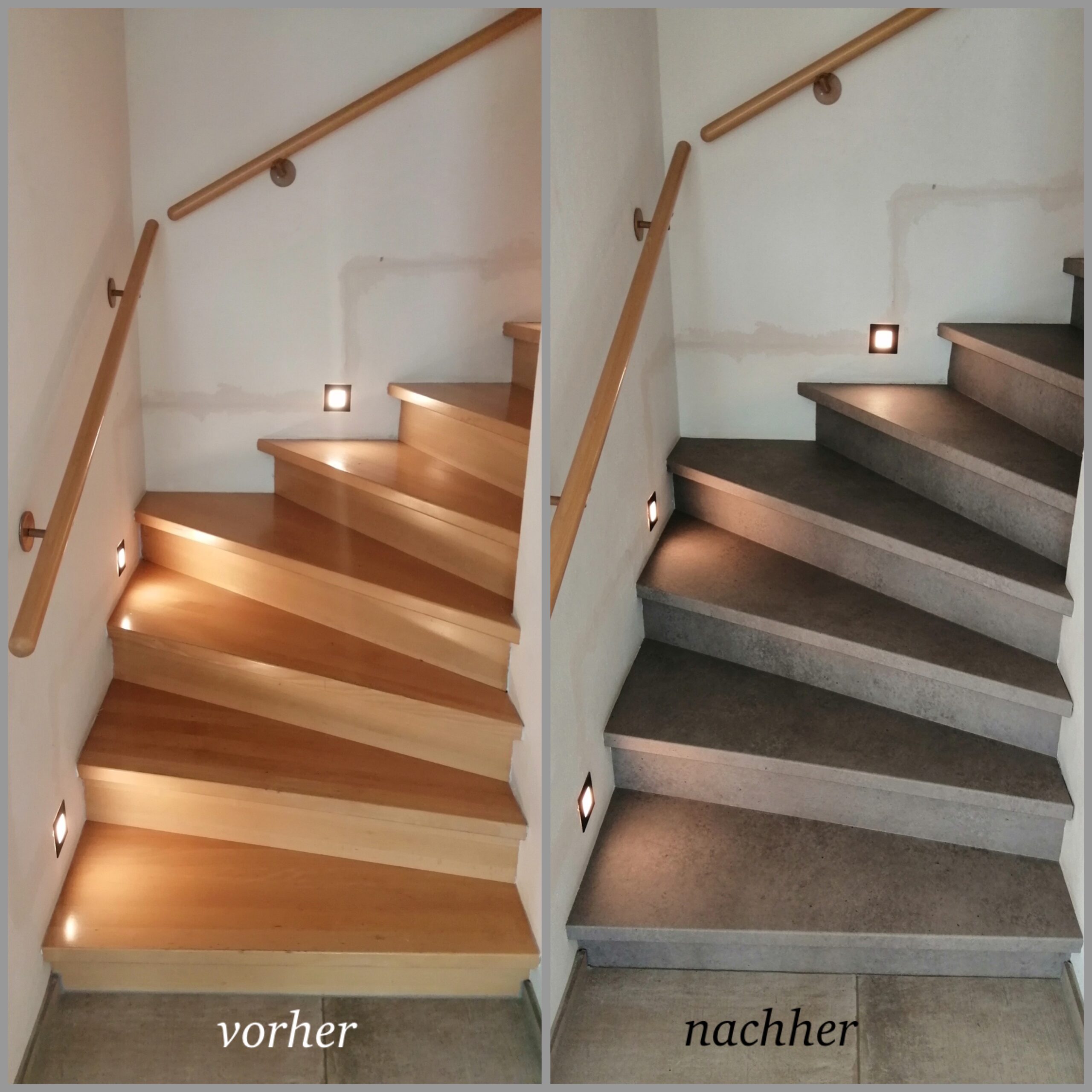 Treppe renovieren - wir haben dazu einige Ideen. Treppenstufen folieren, Holzstufen optisch in Beton verwandeln. Alles möglich. Treppe renovieren - wir haben dazu einige Ideen. Treppenstufen folieren, Holzstufen optisch in Beton verwandeln. Alles möglich.