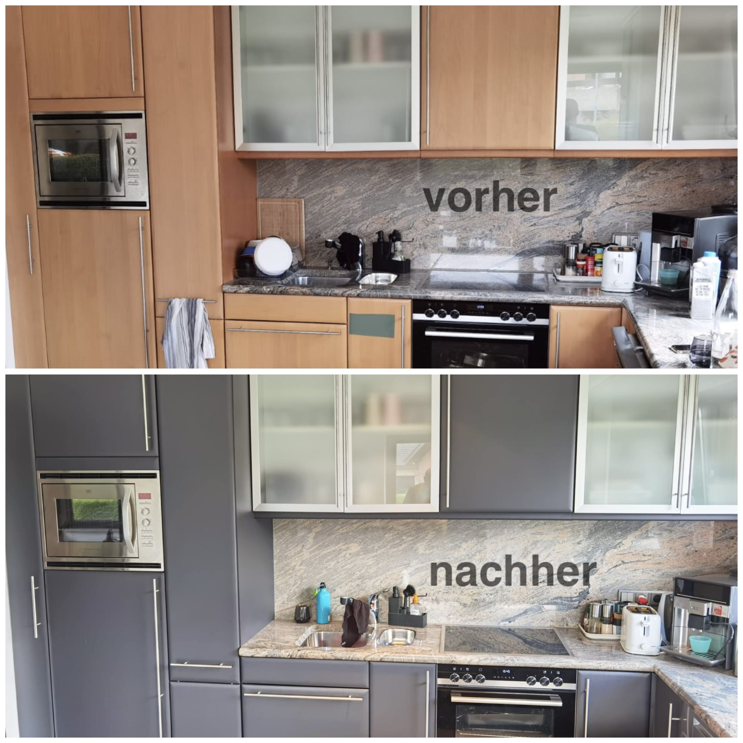 Kueche-von-Buche-Dekor-auf-modernes-Grau-foliert